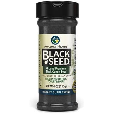 AMAZING HERBS Black Seed Ground Herb 4 OZ