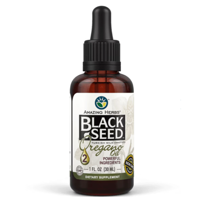 AMAZING HERBS Black Seed Oregano Oil 1 OZ