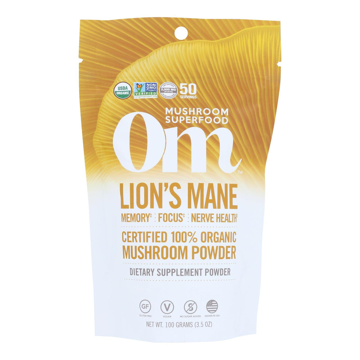 Om Organic Mushroom Powder - 1 Each - 3.5 Oz