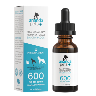 Ananda Pets 600mg Tincture - Bacon