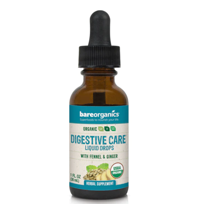 BARE ORGANICS: Organic Digestive Care Drops 1 OZ