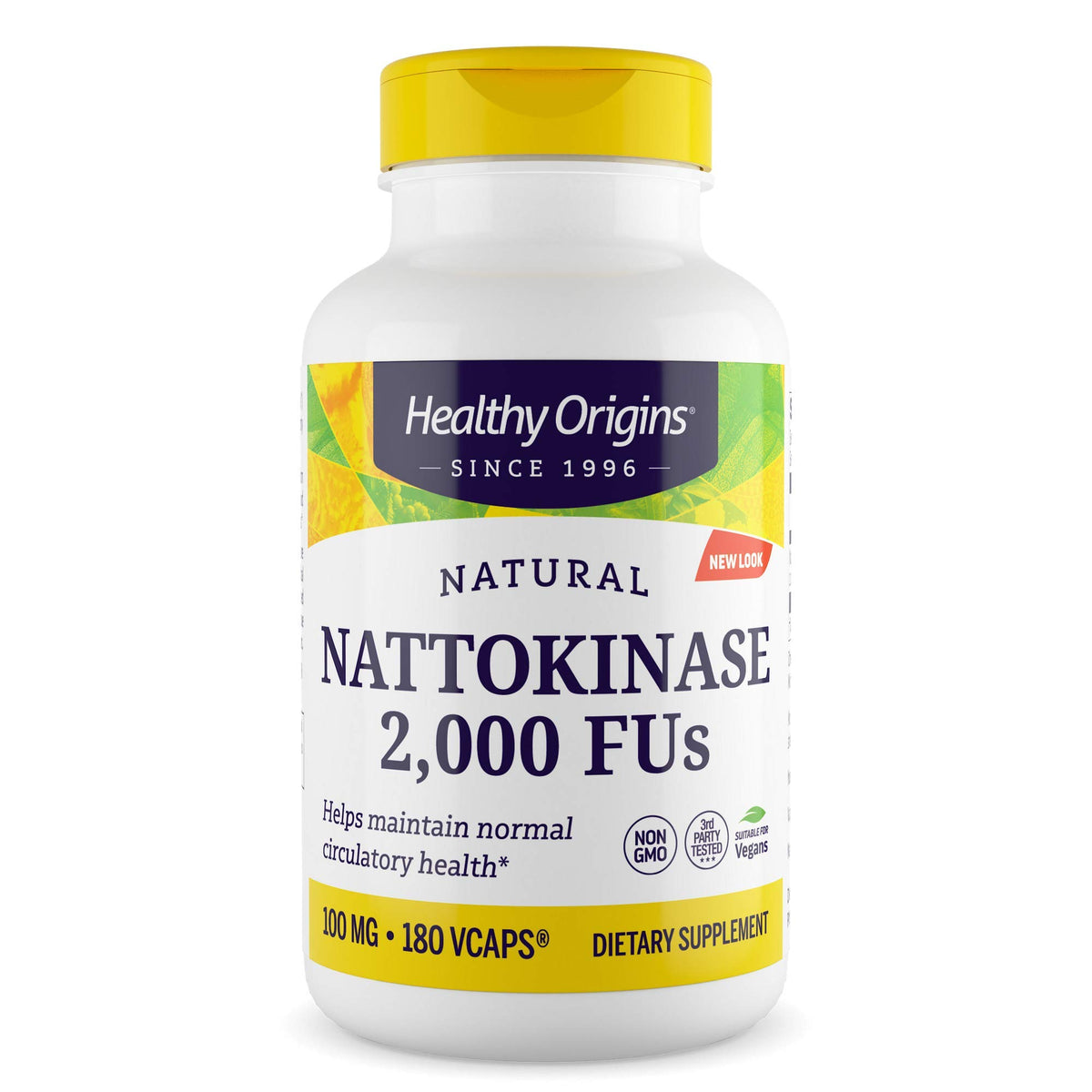HEALTHY ORIGINS Nattokinase 100mg 2000FU 60 VGC