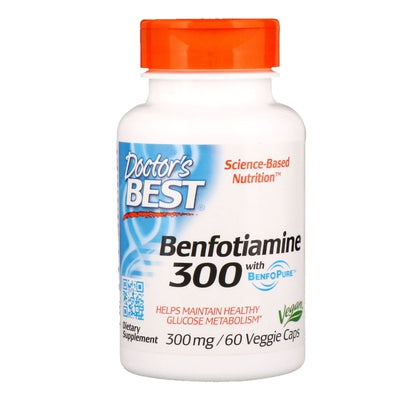 DOCTORS BEST Benfotiamine 300mg 60 VGC