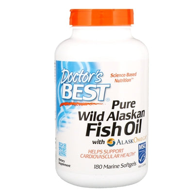 DOCTORS BEST Pure Wild Alaskan Fish Oil 180 SFG
