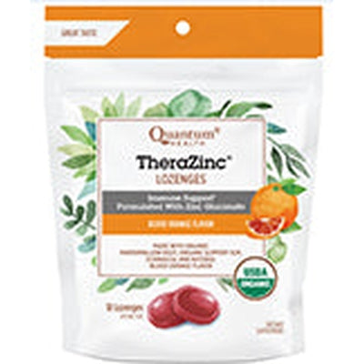 QUANTUM TheraZinc Blood Orange Lozenges 18 CT