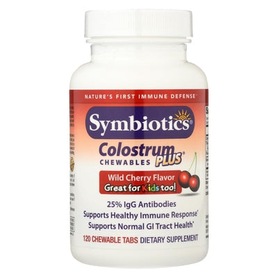 SYMBIOTICS SUPER IMMUNE Colostrum Chew Cherry 120 CHW