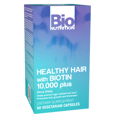 BIO NUTRITION Healthy Hair w- Biotin 60 VGC