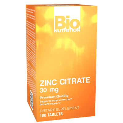 BIO NUTRITION Zinc Citrate 30mg 100 TAB