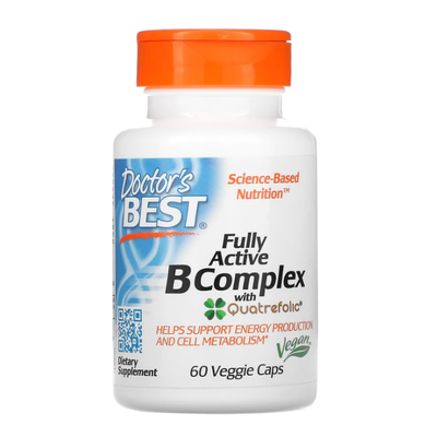 DOCTORS BEST Fully Active B Complex 60 VGC