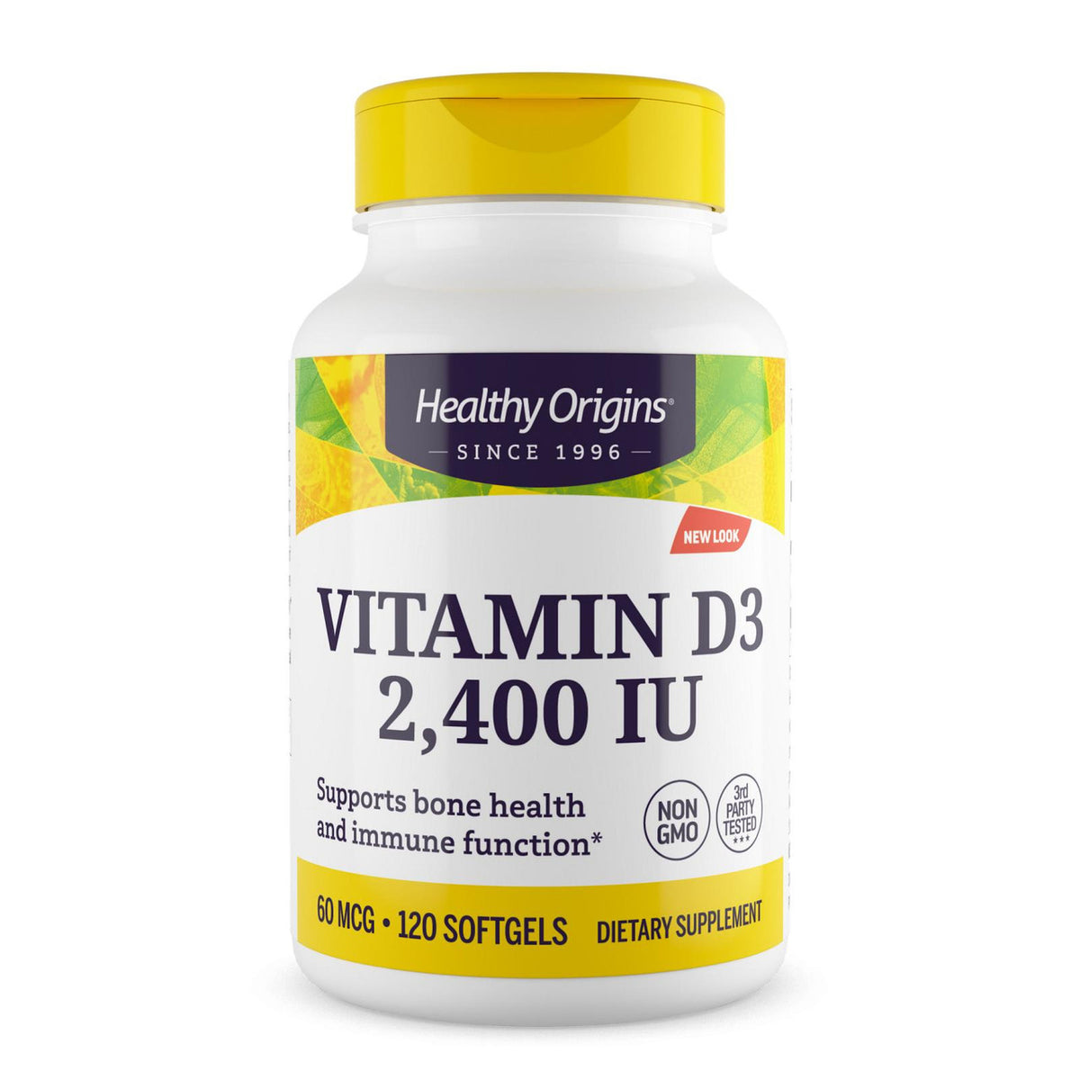 HEALTHY ORIGINS Vitamin D3 2400IU 120 SFG