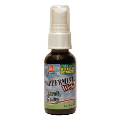 L A NATURALS Peppermint Wow! Breath Spray G 1 OZ
