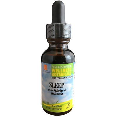 L A NATURALS Sleep w- Valerian &amp; Melatonin 1 OZ