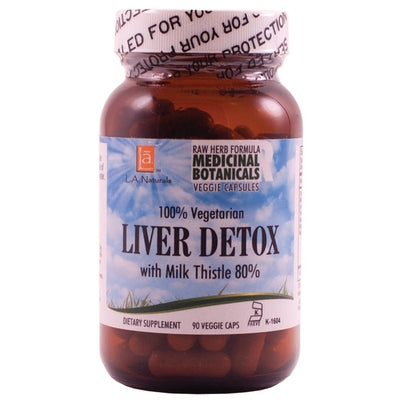 L A NATURALS Liver Detox Raw Formula 90 VGC