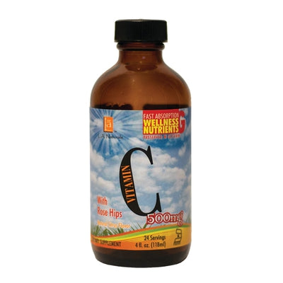 L A NATURALS Liquid Vitamin C 500mg 4 OZ