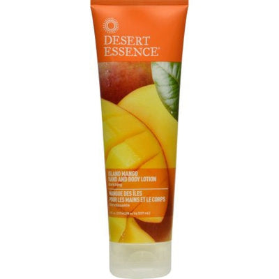 DESERT ESSENCE Island Mango Hand &amp; Body Lotion 8 OZ
