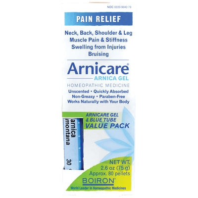 BOIRON Arnica Gel-Arnica Mont. 30c pellets Value Pack 2.6 OZ