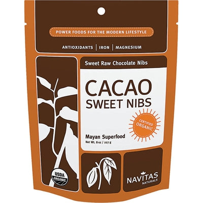 NAVITAS ORGANICS Organic Cacao Nibs Sweetened 4 OZ