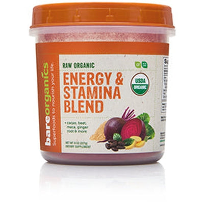 BARE ORGANICS: Organic Energy &amp; Stamina Blend 8 OZ