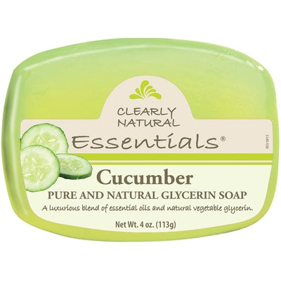 CLEARLY NATURAL Cucumber Glycerine Bar Soap 4 OZ