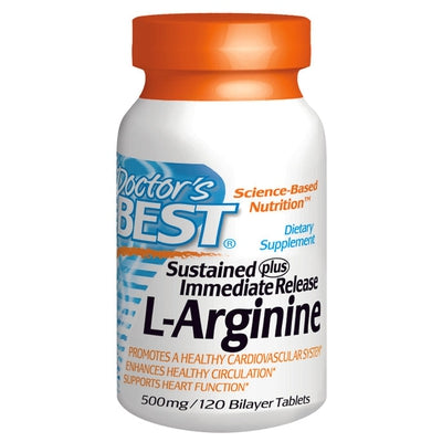 DOCTORS BEST L-Arginine Sustained &amp; Immediate 120 CAP