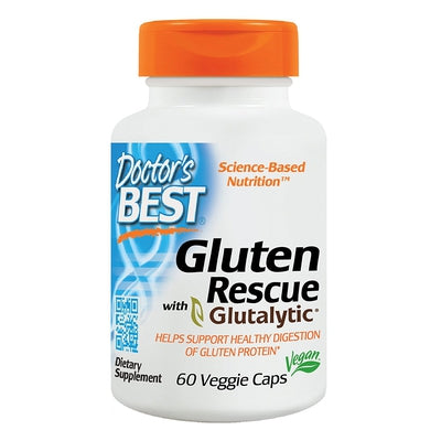DOCTORS BEST Gluten Rescue w-Glutalytic 60 VGC