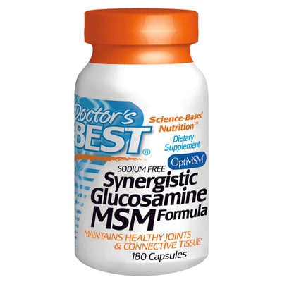 DOCTORS BEST Synergistic Glucosamine &amp; MSM 180 CAP