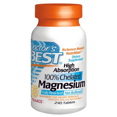 DOCTORS BEST Magnesium 100mg High Absorption 240 TAB