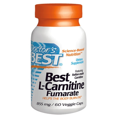DOCTORS BEST L-Carnitine Fumarate w- Sigma Tau 60 VGC