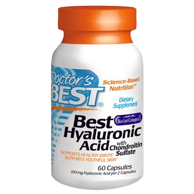 DOCTORS BEST Hyaluronic Acid w-Chondroitin Sulf 60 CAP