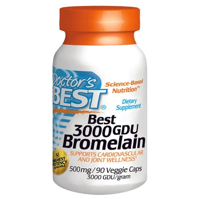 DOCTORS BEST Bromelain 3000 GDU 90 VGC