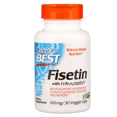DOCTORS BEST Fisetin w- Cognisetin 100mg 30 VGC