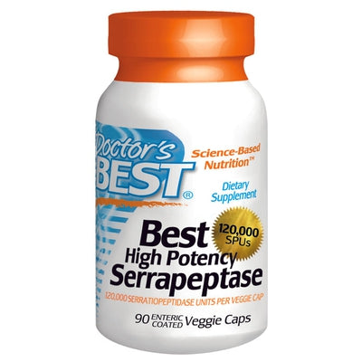 DOCTORS BEST High Potency Serrapeptase 120,000 90 VGC