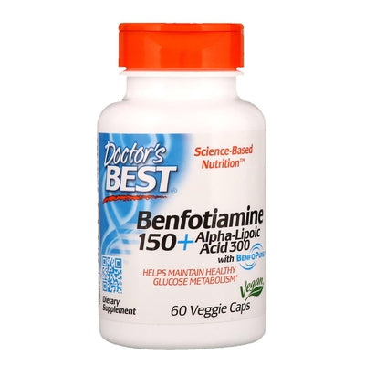 DOCTORS BEST Benfotiamine + Alpha Lipoic Acid 60 VGC