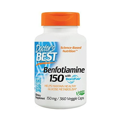 DOCTORS BEST Benfotiamine 150mg 360 VGC
