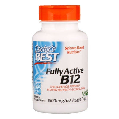 DOCTORS BEST Fully Active B12 1500mcg 60 VGC