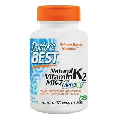 DOCTORS BEST MK-7 MenaQ7 100 mcg Vitamin K2 60 VGC