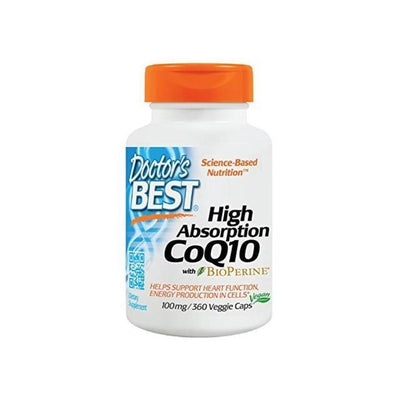 DOCTORS BEST CoQ10 w-BioPerine 100 mg 360 VGC