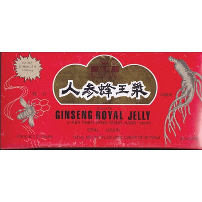 GINSENG PRODUCTS Ginseng &amp; Royal Jelly in a Honey Base 30 VIAL