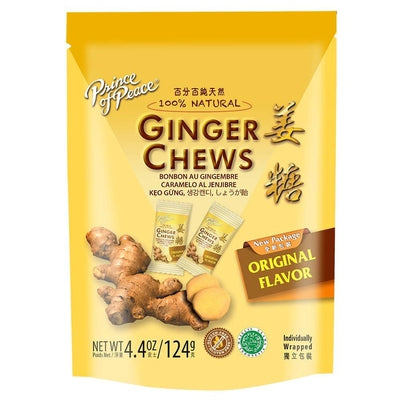 PRINCE OF PEACE  Ginger Chews Original 4 OZ